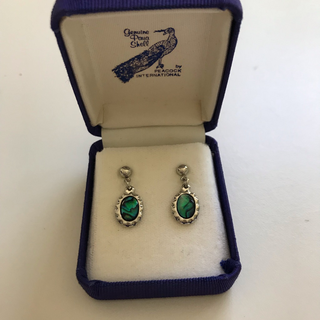 GreenSilver Earrings New In Box